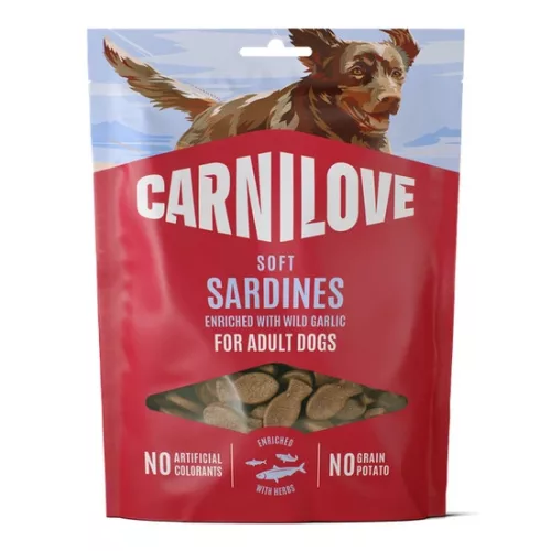 Carnilove Semi moist - Szardínia Medvehagymával 200g