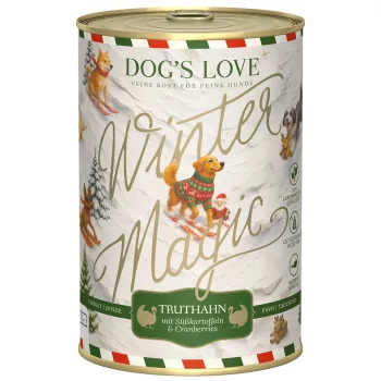  Dog's Love - WINTER MENÜ - Pulyka édesburgonyával és áfonyával 400g