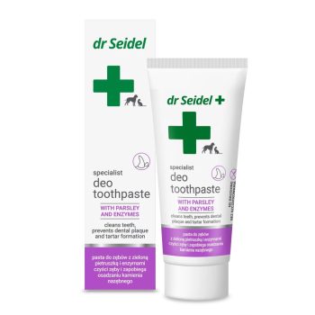   dr Seidel enzimes fogkrém petrezselyemmel – természetes szájápolás kutyáknak és macskáknak