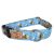 Csatos nyakörv - Kék méhecskés vízlepergető nyakörv "M", FluffyDog