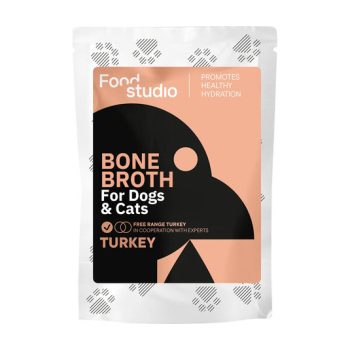   Food Studio szabad tartású pulyka csontleves kutyáknak és macskáknak 100ml