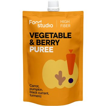   Food Studio - Zöldség- és bogyósgyümölcs püré - Sütőtökkel, fekete ribizlivel és kurkumával
