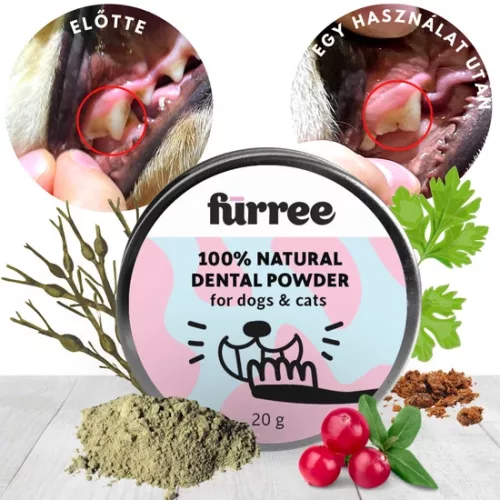 Fürree természetes fogmosó por 20g