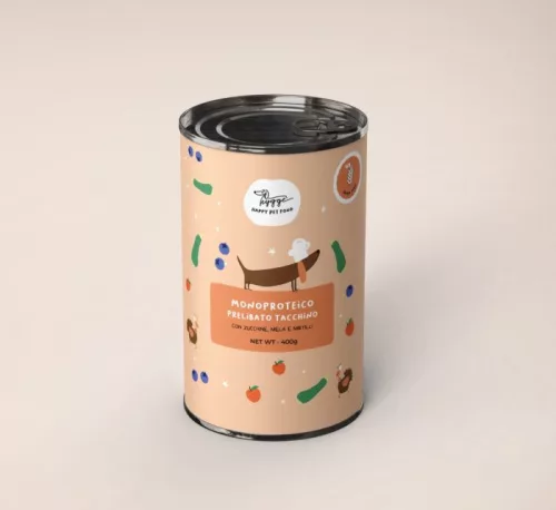 Hygge - Egyfehérjés Konzerv - Pulyka, Alma és Áfonya menü