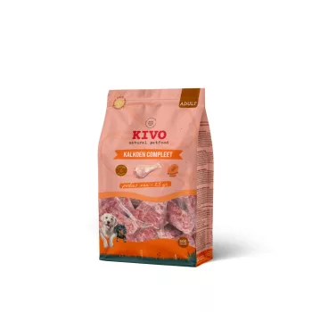 Pulyka Porció - komplett barf menü 500g, KIVO