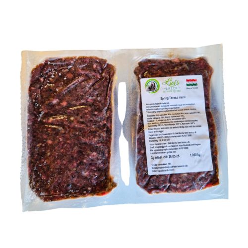 SPRING/Tavaszi menü - Fürj, marha és lazac komplett menü 1kg, Livi's green