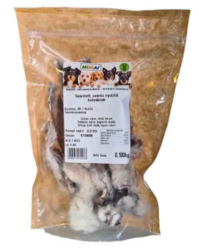 Szárított Szőrös Nyúlfül 1kg, MiBiAl