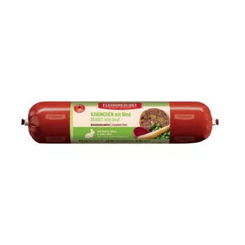   MEATLOVE - Nyúl marhával, borsóval, körtével és céklával 800g