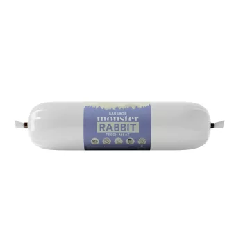   Monster - Dog Sausage Rabbit – Gabonamentes húsrolád nyúlhússal 200g