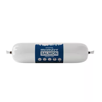   Monster - Dog Sausage Salmon – Gabonamentes húsrolád lazaccal 200g