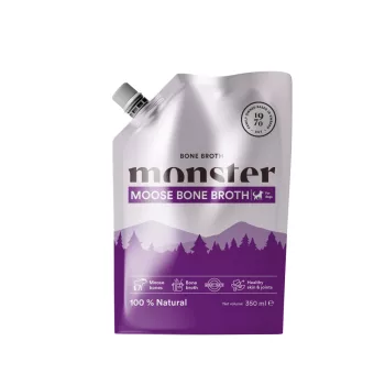   Monster Jávorszarvas Csontleves – Természetes csontleves kutyák és macskák számára jávorszarvasból 350ml