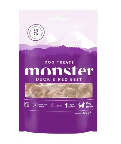 Monster - Kacsás és Céklás Jutalomfalat 100g