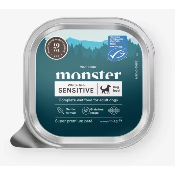 Monster Paté – Sensitive White Fish 150g
