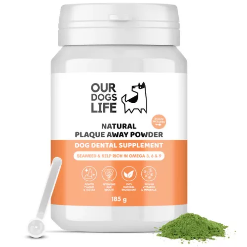 Our Dogs Life - Természetes Fogkő, fogínygyulladás elleni por kutyáknak 200g