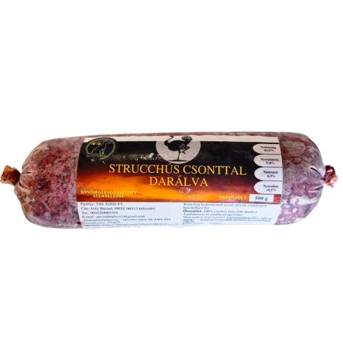 Strucchús csonttal darálva 500g, Special Dog Food