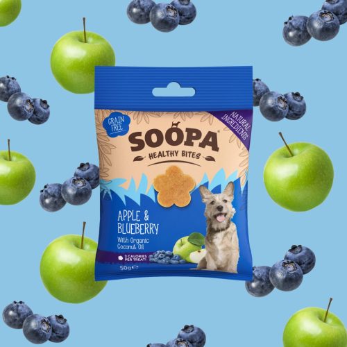 SOOPA Healthy Bites - Alma és kékáfonya jutalomfalat 50g