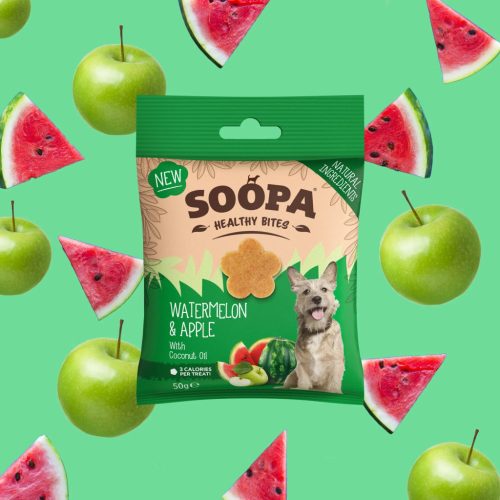 SOOPA Healthy Bites - Görögdinnye és alma jutalomfalat 50g
