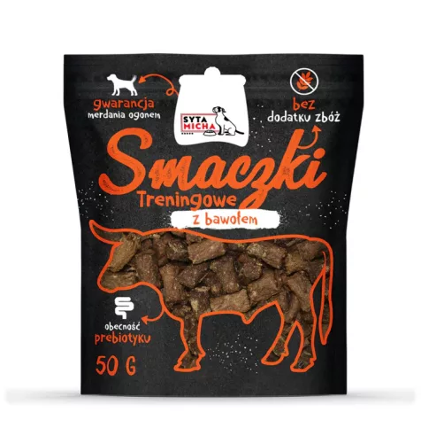 Syta Micha - Tréning falatok Bivalyhússal és prebiotikummal 50g 