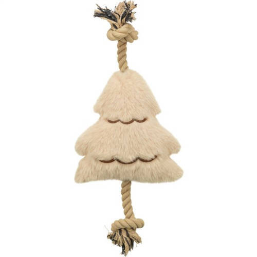 Trixie Xmas Tree with Rope – Karácsonyi plüss fa kötéllel (38cm)