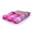 VetBed DryBed – Csúszásmentes kisállatfekhely – Fehér-rózsaszín kockás 75x100cm