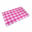 VetBed DryBed – Csúszásmentes kisállatfekhely – Fehér-rózsaszín kockás 75x100cm