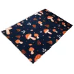 VetBed DryBed – Csúszásmentes kisállatfekhely – Tengerészkék gombás 75x50cm