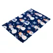 VetBed DryBed – Csúszásmentes kisállatfekhely – Hóember 75x50cm