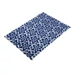 VetBed DryBed – Csúszásmentes kisállatfekhely – Virágos fehér és tengerészkék 75x100cm