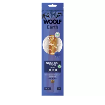 Woolf Earth Noohide Kollagénes rúd kacsával XL