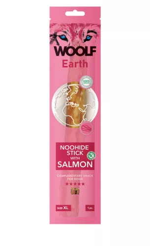 Woolf Earth Noohide Kollagénes rúd lazaccal XL