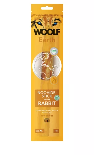 Woolf Earth Noohide Kollagénes rúd nyúllal XL
