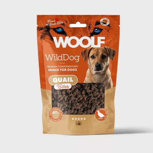 WOOLF WildDog Bites – Puha fürjhúsos falatok 100g