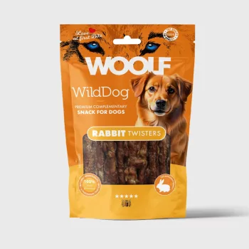 WOOLF WildDog Twister – Nyúlhúsos 100g
