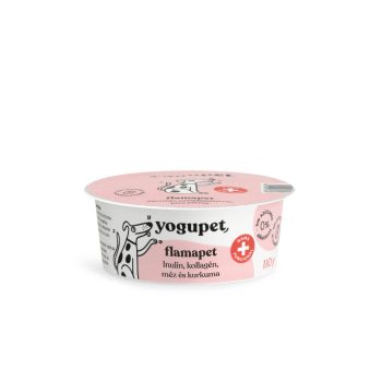   Yogupet - Funkcionális Joghurt - Flamapet - Inulinnal, Kollagénnel, Mézzel és Kurkumával 110g