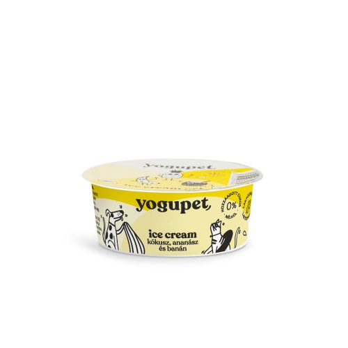 Yogupet - Ice Cream Joghurt - Ananász, kókusz és Banán 110g